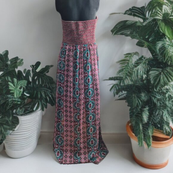 Womens Strapless Boho Dress - Picture 2 of 5